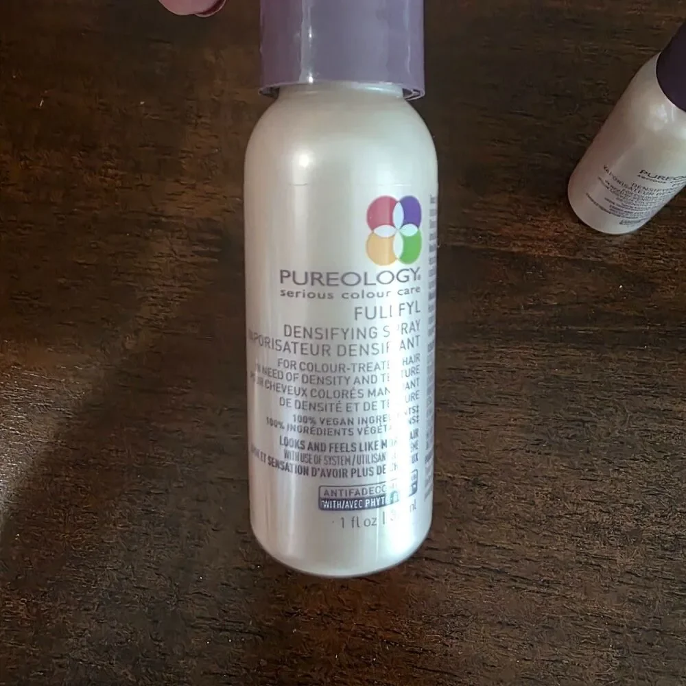 2 Pureology Fullfyl Densifying Spray 1.0 oz / 50 ml  Travel Size Thickens Hair